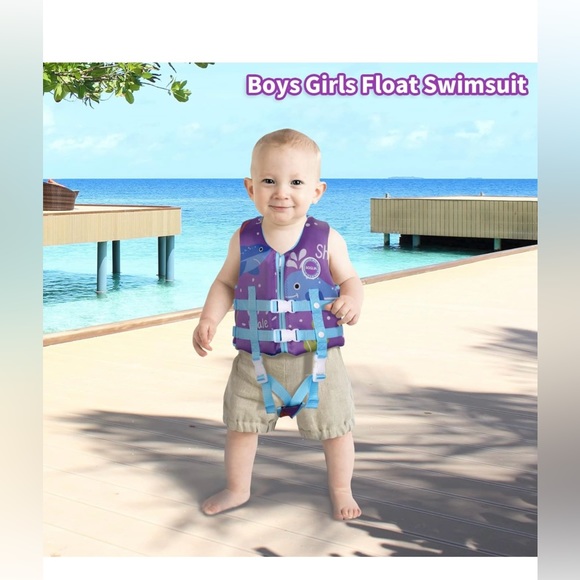 Toddler life jacket for ages 1-3 - Picture 6 of 7